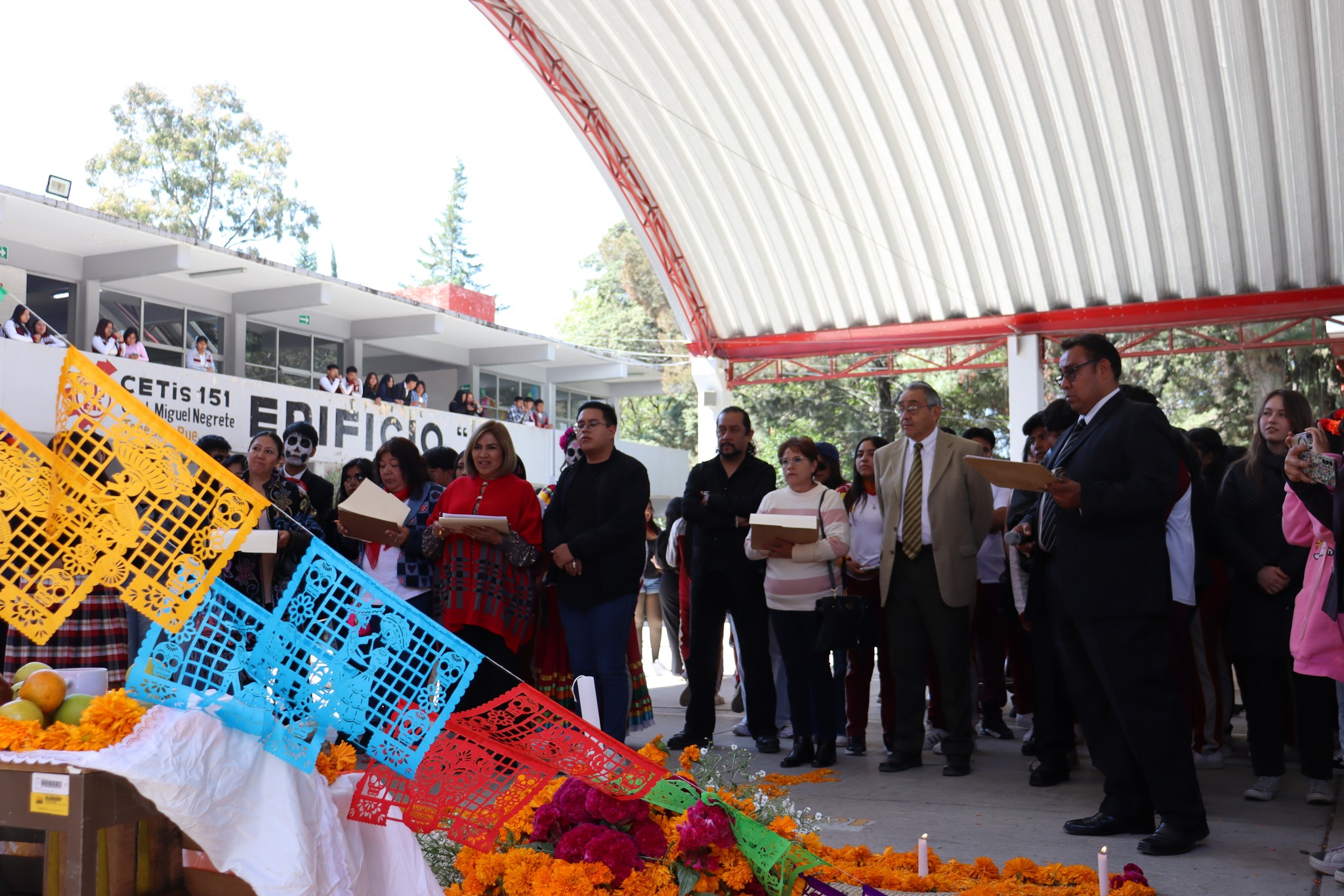 Detalle de una ofrenda tradicional